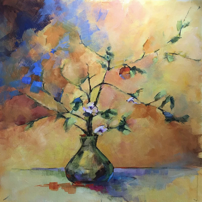 Crabapple and Branches <br/> 24 x 24